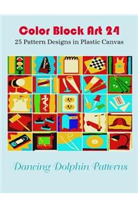 Color Block Art 24: 25 Pattern Designs in Plastic Canvas