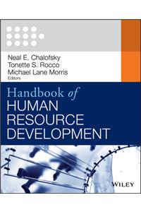 Handbook of Human Resource Development