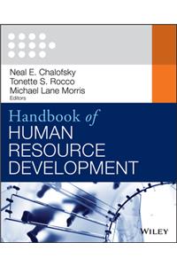 Handbook of Human Resource Development