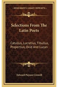 Selections from the Latin Poets