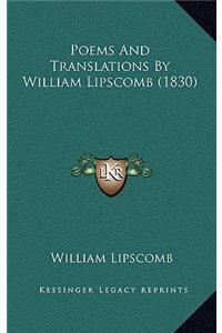 Poems and Translations by William Lipscomb (1830)