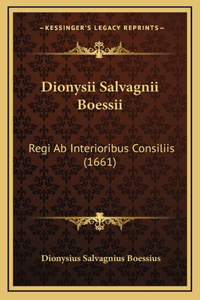 Dionysii Salvagnii Boessii