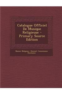 Catalogue Officiel de Musique Religieuse