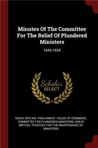 Minutes of the Committee for the Relief of Plundered Ministers