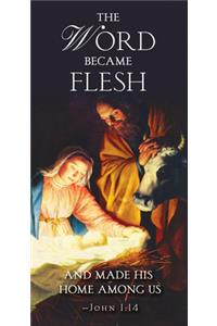 The Word Nativity Christmas Offering Envelope (Pkg of 50)