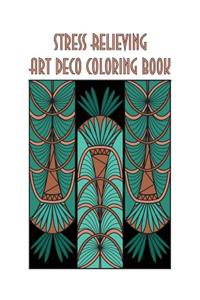 Stress Relieving Art Deco Coloring Book