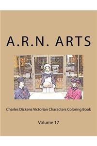 Charles Dickens Victorian Characters Coloring Book