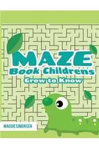 Maze Book Childrens