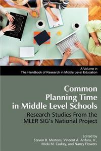 Common Planning Time in Middle Level Schools