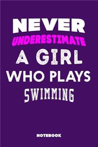 Never Underestimate a Girl Who Plays Swimming