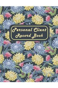 Personal Client Record Book