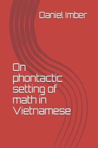 On phontactic setting of math in Vietnamese