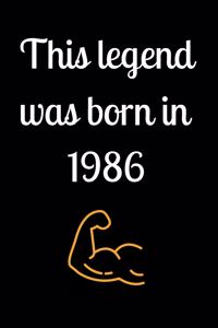 This legend was born in 1986
