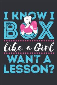 I Know I Box Like A Girl Want A Lesson