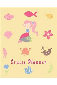 Cruise Planner Cute Mermaid Cover: A colorful Mermaid cruising planner makes your cruising experience priceless