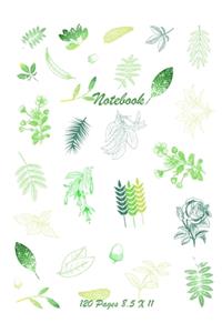 Notebook 120 Pages 8.5 X 11