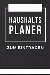 Haushalts Planer Zum Eintragen