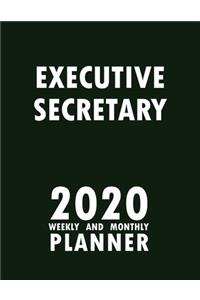 Executive Secretary 2020 Weekly and Monthly Planner