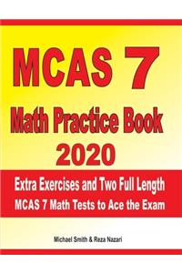 MCAS 7 Math Practice Book 2020