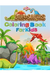 Dinosaur coloring book for kids
