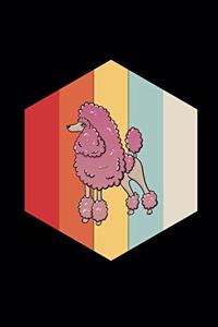 Poodle Retro Hexagon