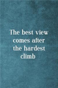 The Best View Comes After The Hardest Climb