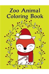 Zoo Animal Coloring Book
