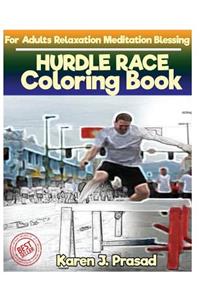 HURDLE RACE Coloring book for Adults Relaxation Meditation Blessing