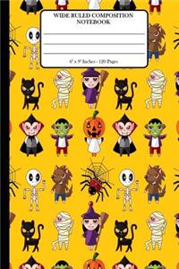 Wide Ruled Composition Notebook 6