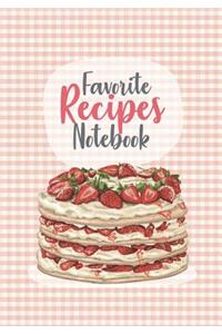 Favorite Recipes Notebook