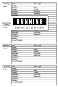 Running Log Book Diary