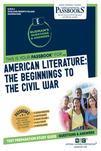 American Literature: The Beginnings to the Civil War (Rce-2)