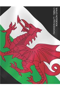 Wales Notebook Cymru - Llyfr Nodiadau