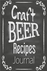 Craft Beer Recipes Journal