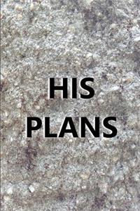 2019 Daily Planner for Men His Plans Engraved Carved Stone Style 384 Pages