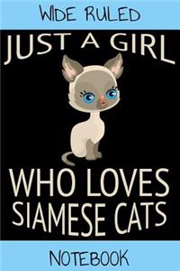 Siamese Cat Notebook