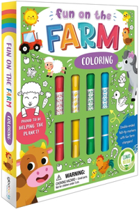 Fun on the Farm Coloring Set