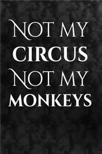 Not my circus. Not my monkeys.