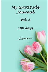 My Gratitude Journal Vol.2 100 days