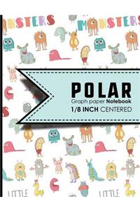 Polar Graph Paper Notebook