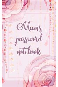 Mum's Password Notebook