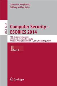 Computer Security - Esorics 2014