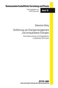 Einfuehrung Von Energiemanagement Und Erneuerbaren Energien