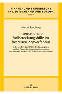 Internationale Vollstreckungshilfe Im Besteuerungsverfahren
