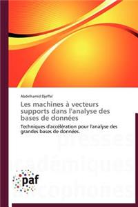 Les Machines À Vecteurs Supports Dans l'Analyse Des Bases de Données