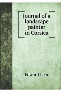 Journal of a Landscape Painter in Corsica