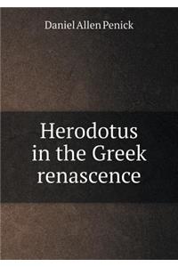 Herodotus in the Greek renascence