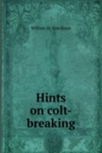 Hints on colt-breaking