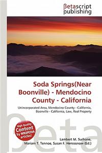 Soda Springs(near Boonville) - Mendocino County - California