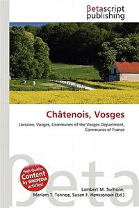 Ch Tenois, Vosges